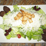 Fry and serve with Caesars salad.