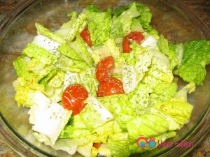 Garden Salad with Lemon Mint Dressing Recipe