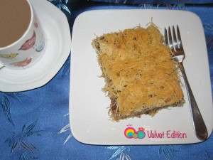 Kataifi with Walnuts and Syrup Recipe