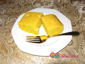 Sfouf Semolina Cake with Turmeric and Anise Recipe