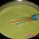Gently whisk to incorporate and to heat the soup.