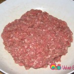 Season the ground beef.