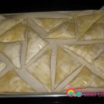 Preheat the oven to 350. Arrange the shaabiyat ( as many as you need) on a cookie sheet.