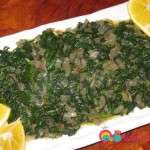 Steamed-Spinach-with-Caramalized-Onions
