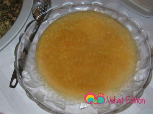 Leave on low heat for at least 30 - 45 minutes. Invert onto a serving platter.