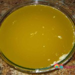 Clarified butter without any impurities.