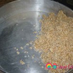 Place the rinsed yarma in a large baking pan.