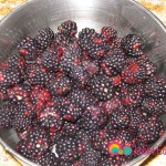 Wash and drain the berries.