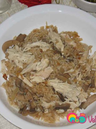 Chicken and Rice Casserole.